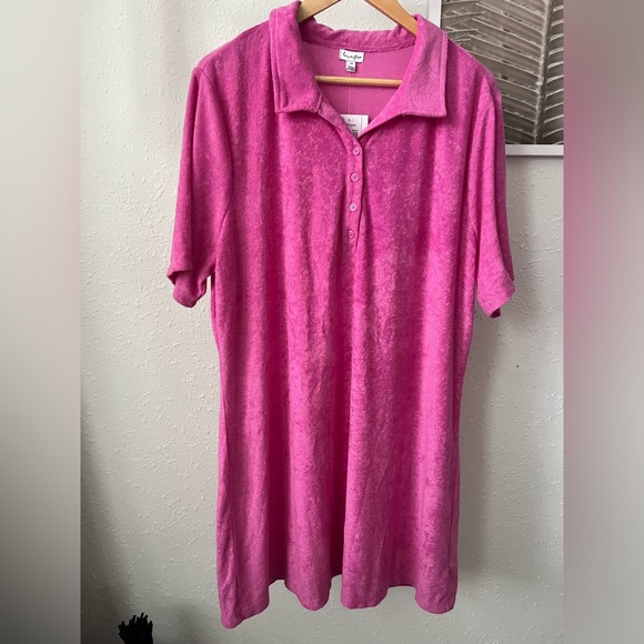 Love, Fire Terry Cloth Dress NWT - Picture 2 of 7